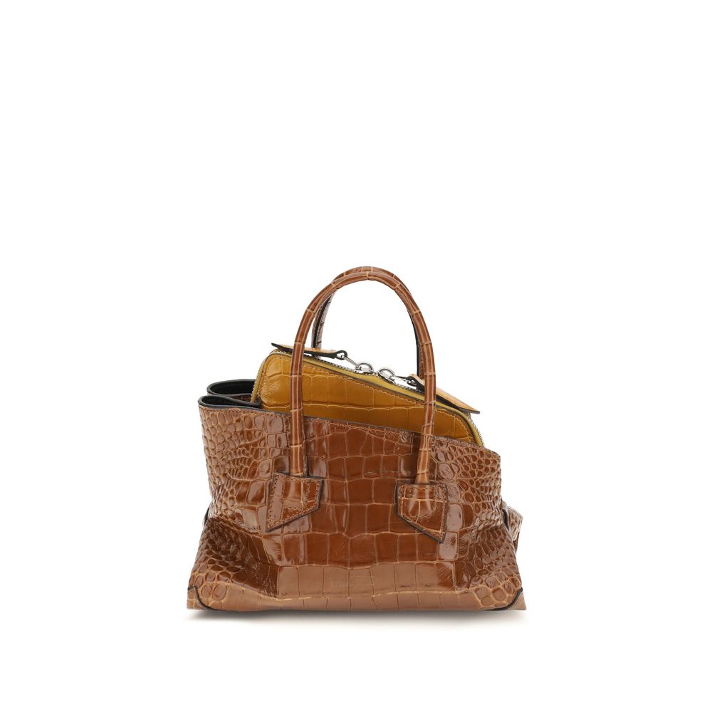 The Attico Brown Leather Handbag