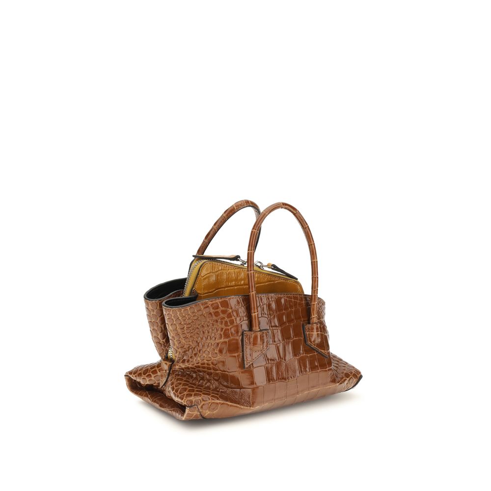 The Attico Brown Leather Handbag