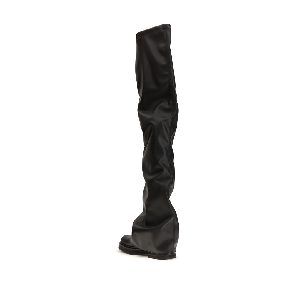 The Attico Black Over The Knee