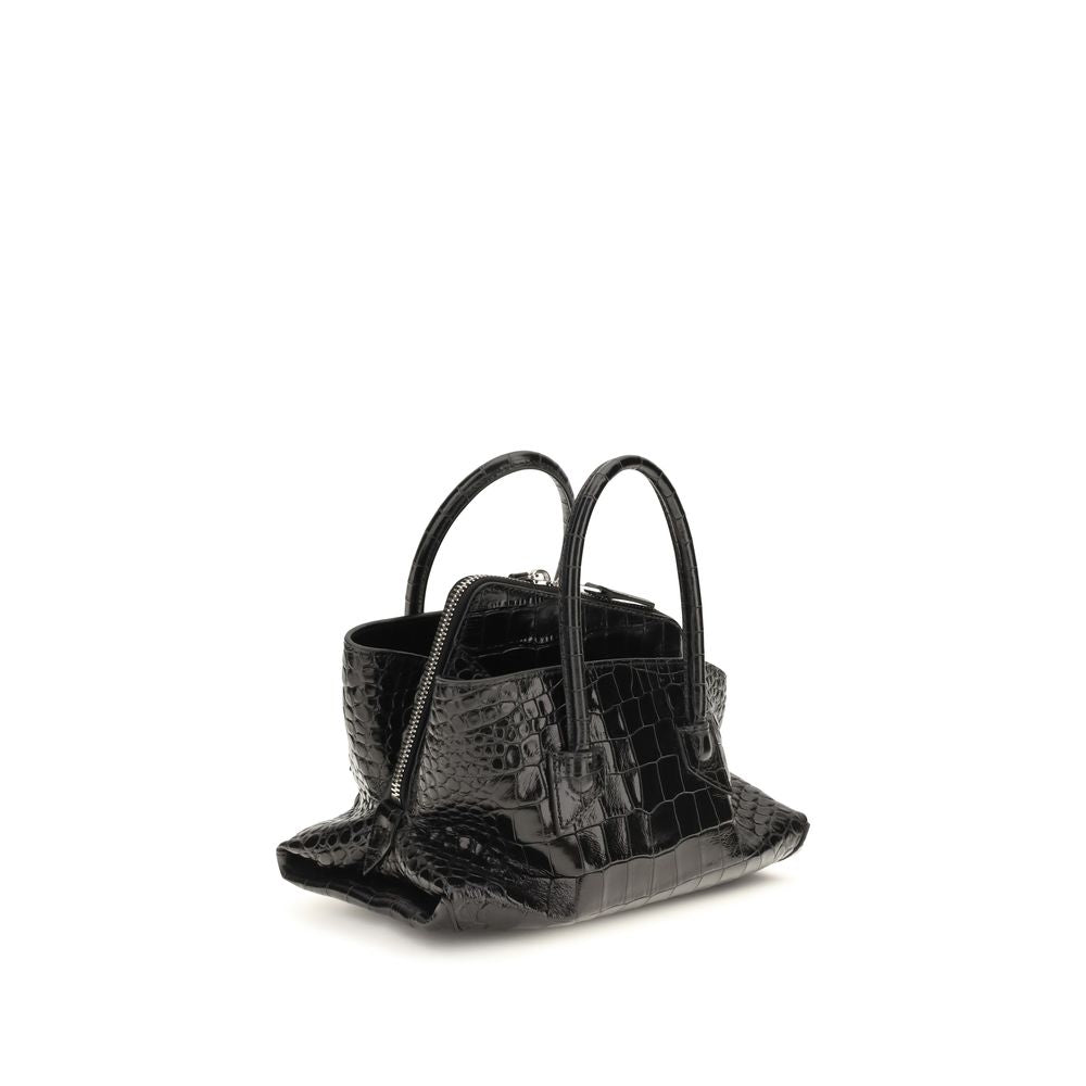 The Attico Black Leather Handbag