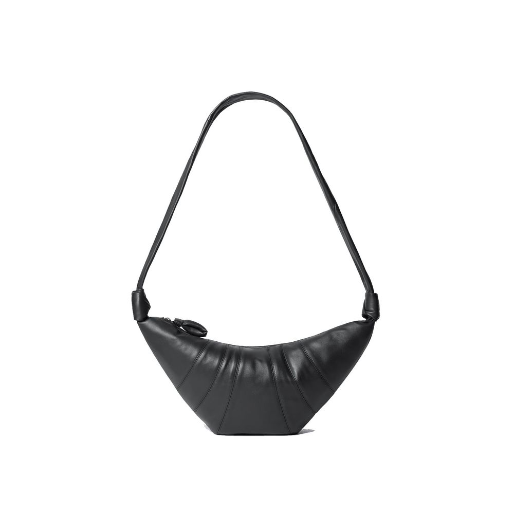 Lemaire Black Leather Shoulder Bag