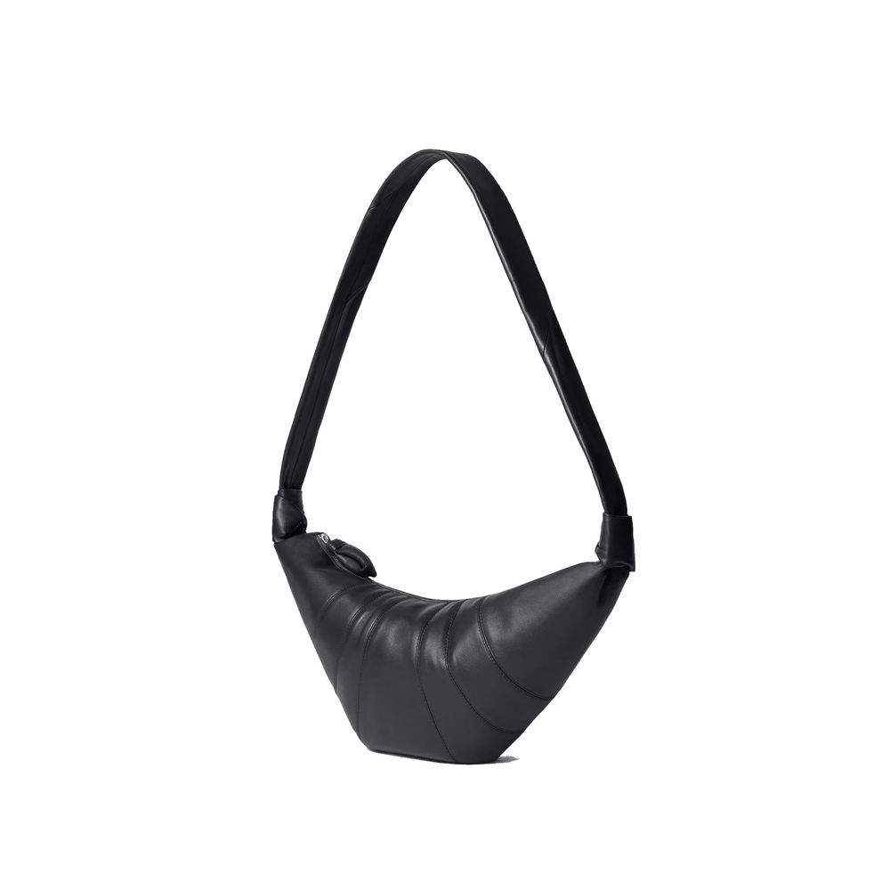 Lemaire Black Leather Shoulder Bag