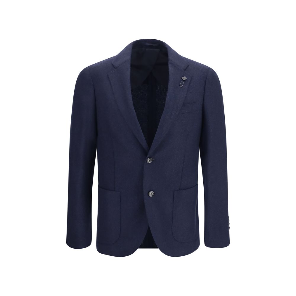 Lardini Blue Wool Jacket