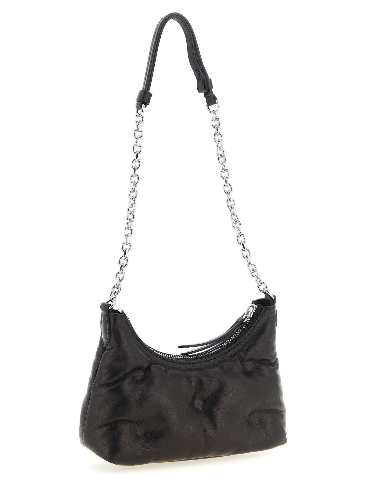Maison Margiela Black Leather Shoulder Bag