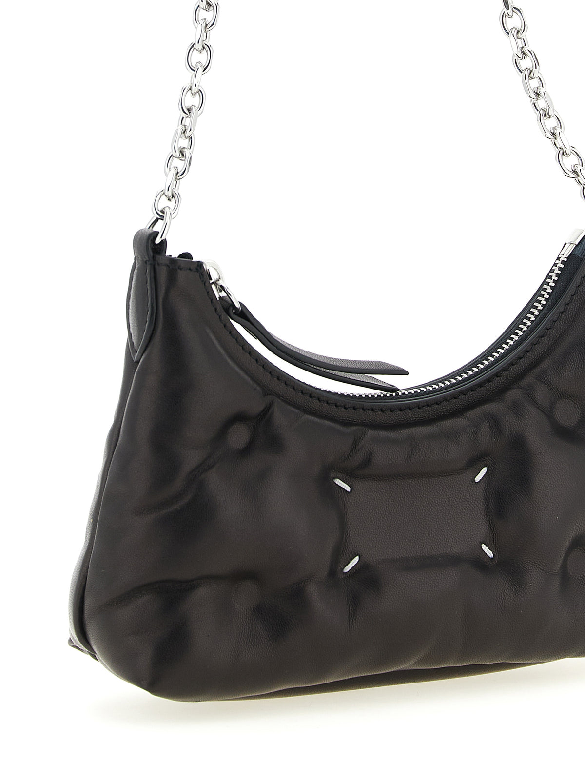 Maison Margiela Black Leather Shoulder Bag