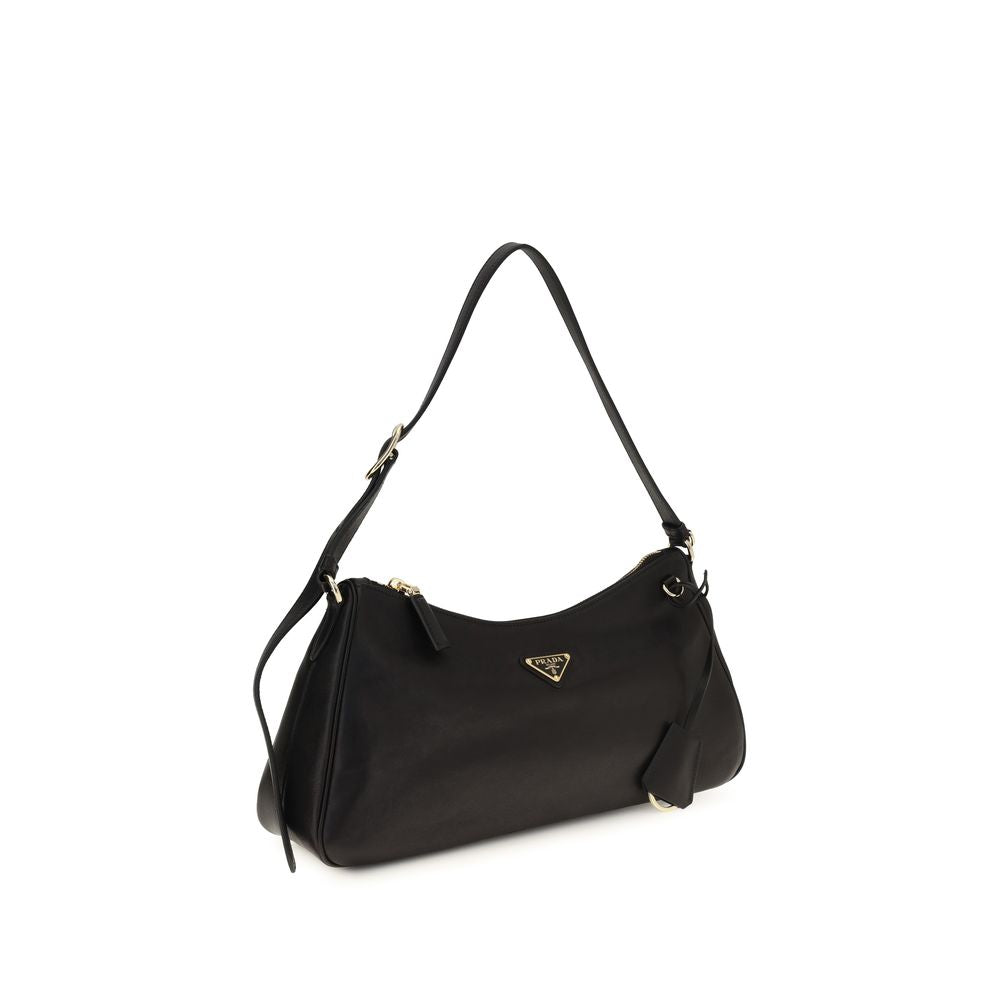 Prada Black Leather Shoulder Bag