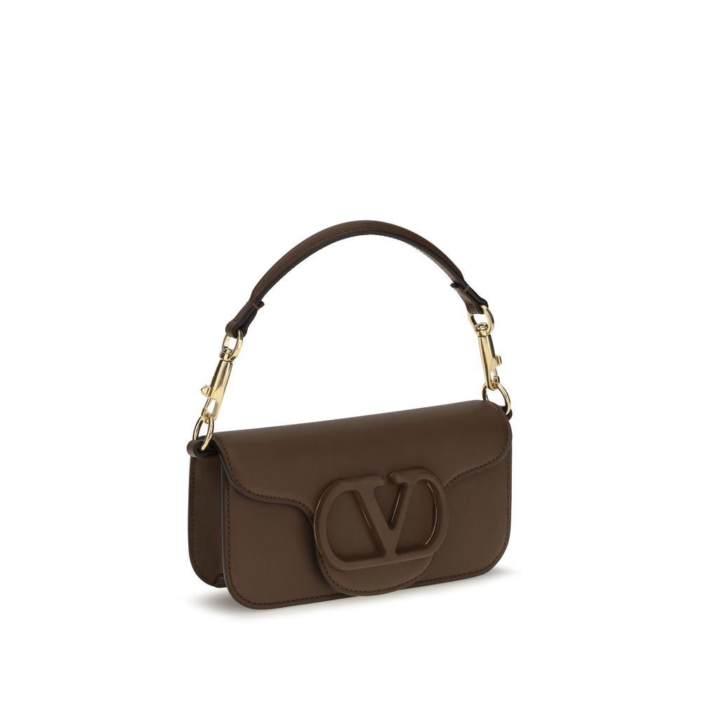 Valentino Garavani Brown Leather Shoulder Bag