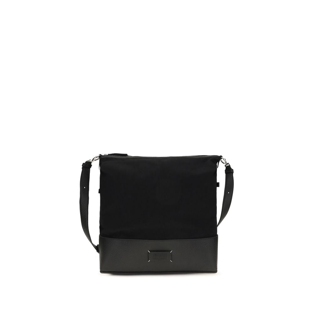 Maison Margiela Black Leather Shoulder Bag