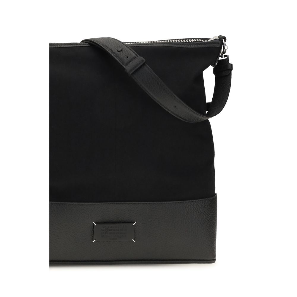 Maison Margiela Black Leather Shoulder Bag