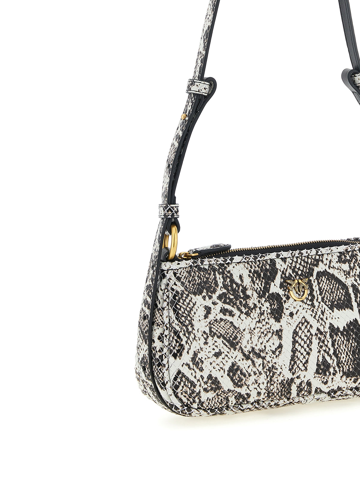 PINKO Beige Calfskin Shoulder Bag