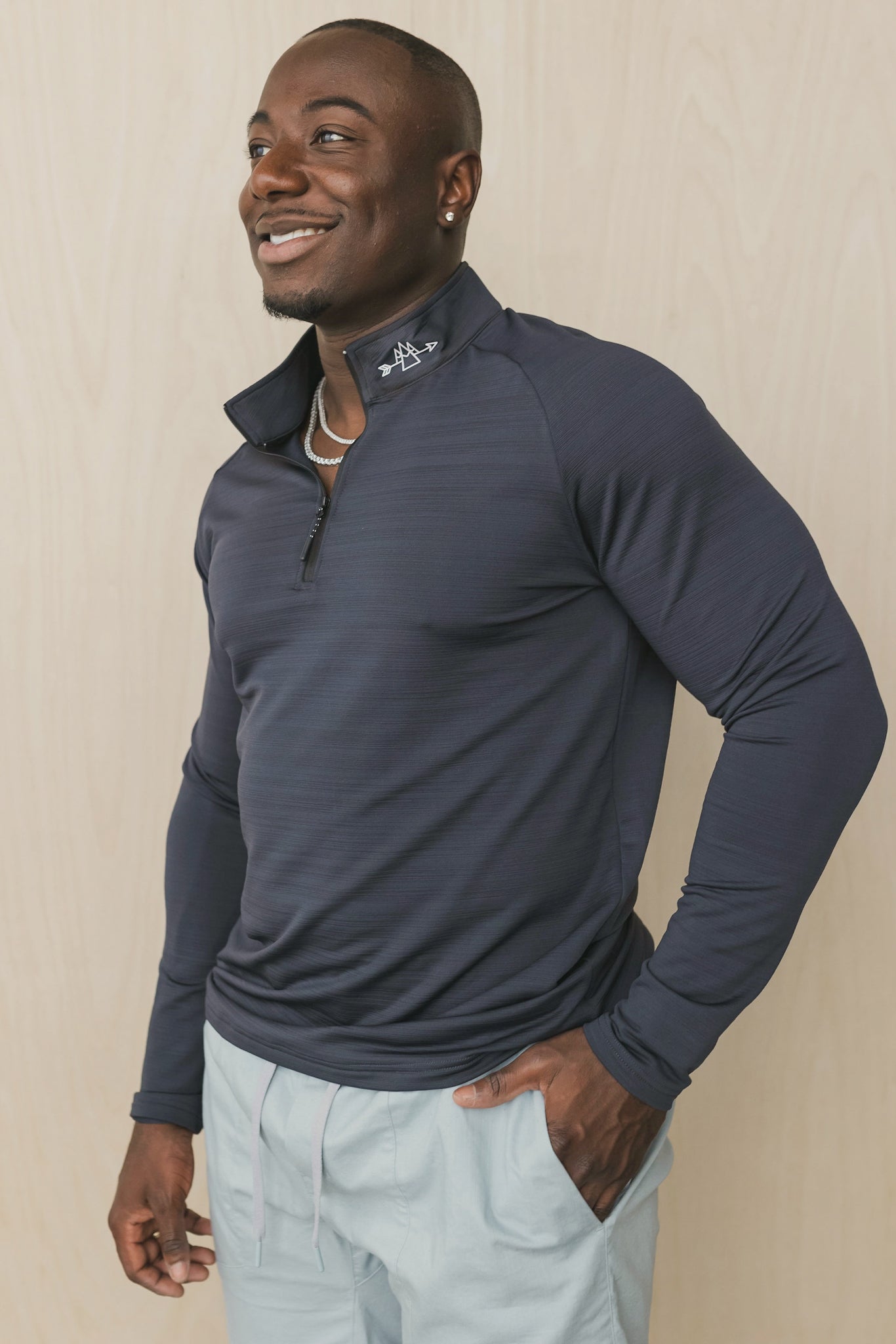 1/4 Zip Long Sleeve (M)