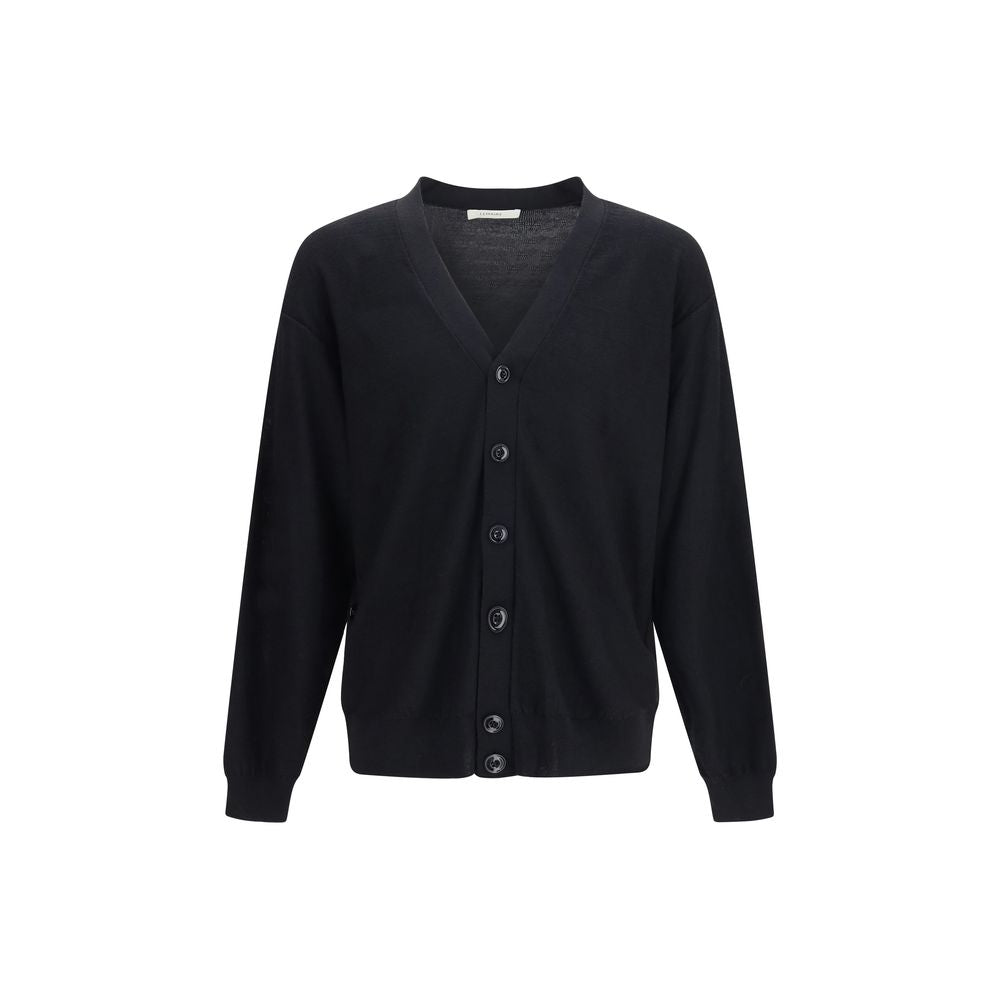 Lemaire Black Wool Cardigan