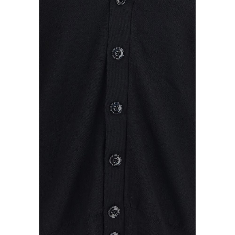 Lemaire Black Wool Cardigan