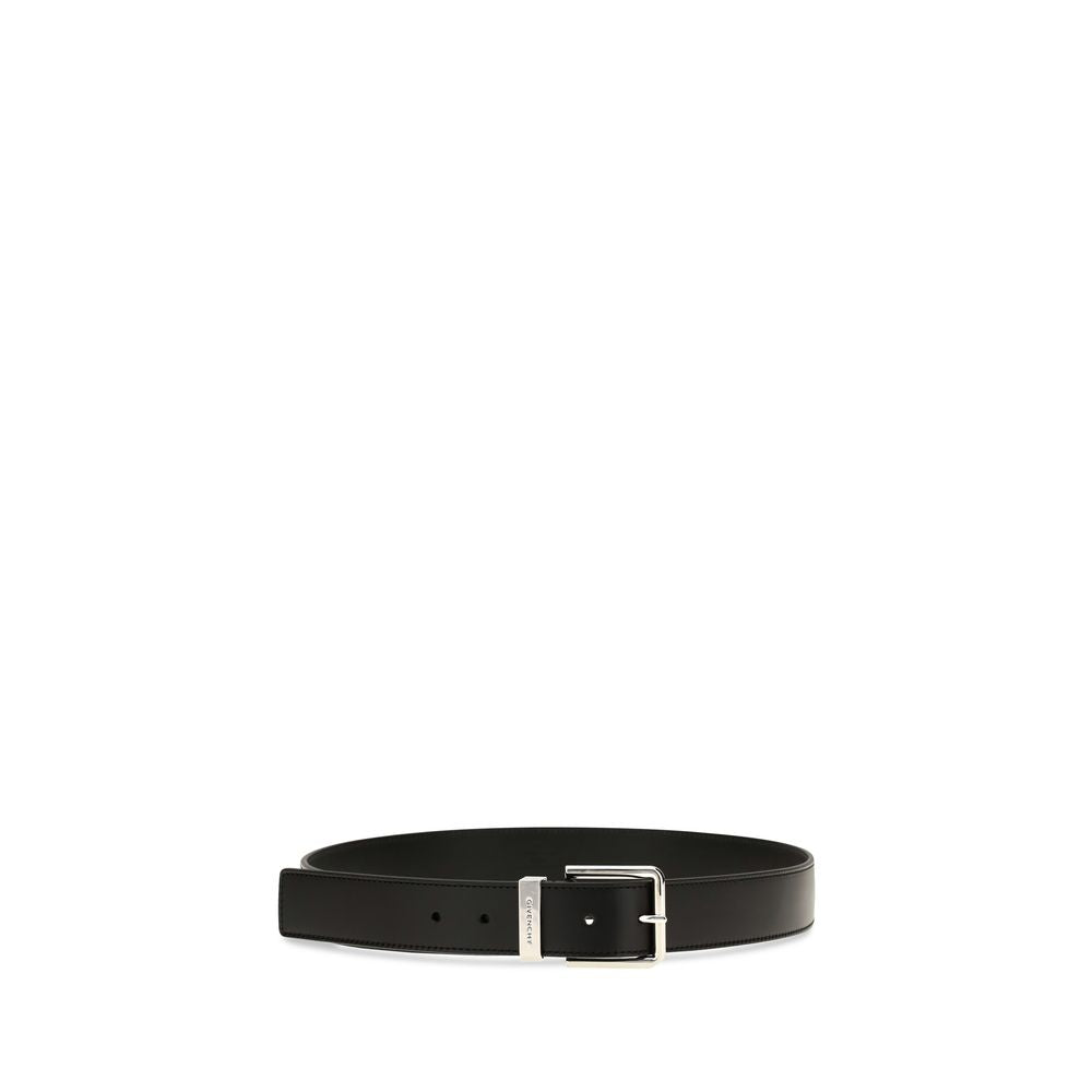 Givenchy Black Leather Regular Belt