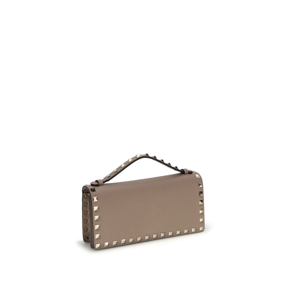 Valentino Garavani Beige Leather Wallet