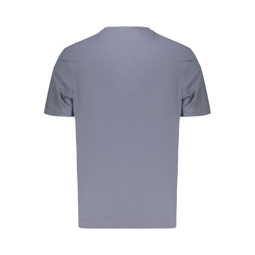 Hugo Boss Blu Cotton Uomo T-Shirt