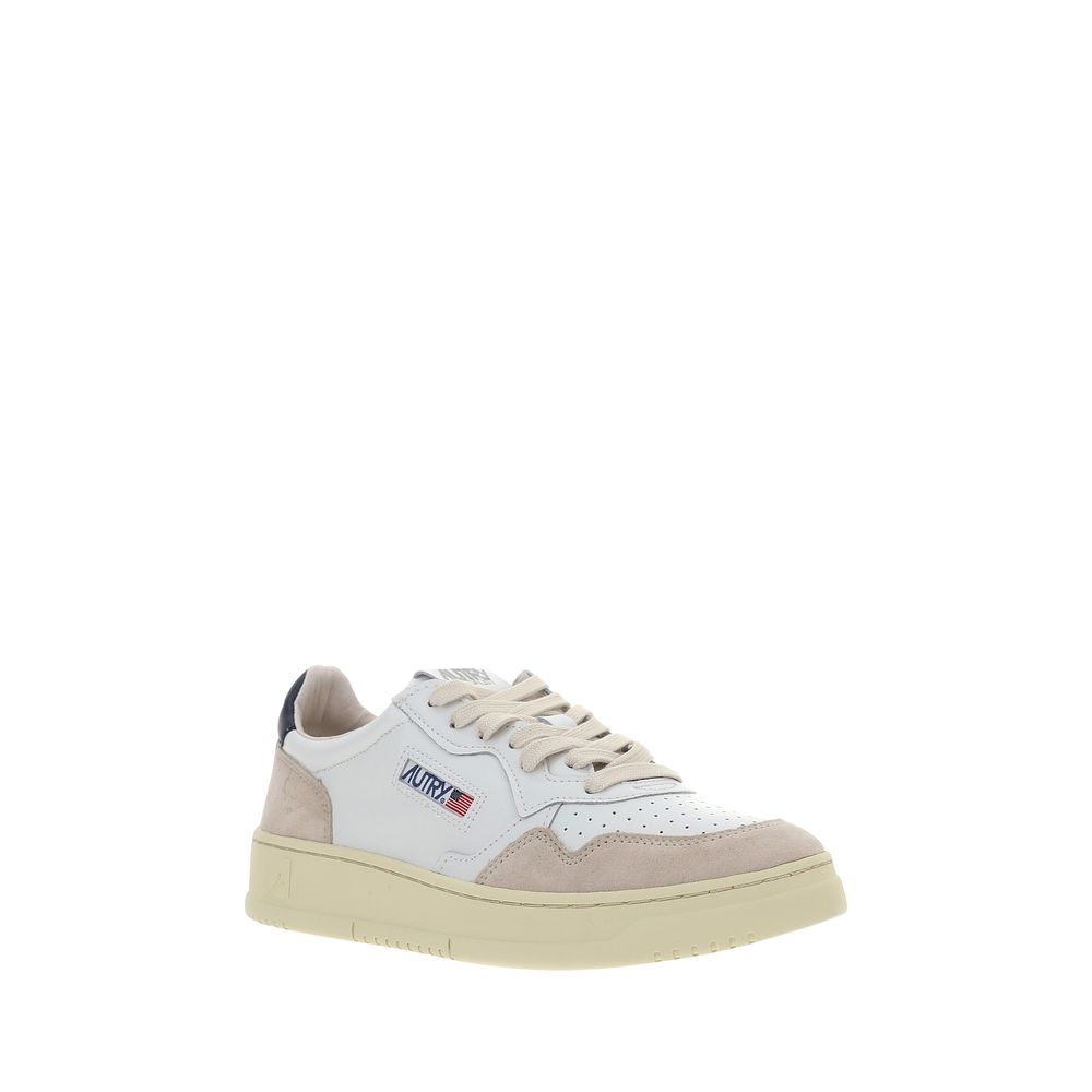 Autry White Leather Athletic Sneakers