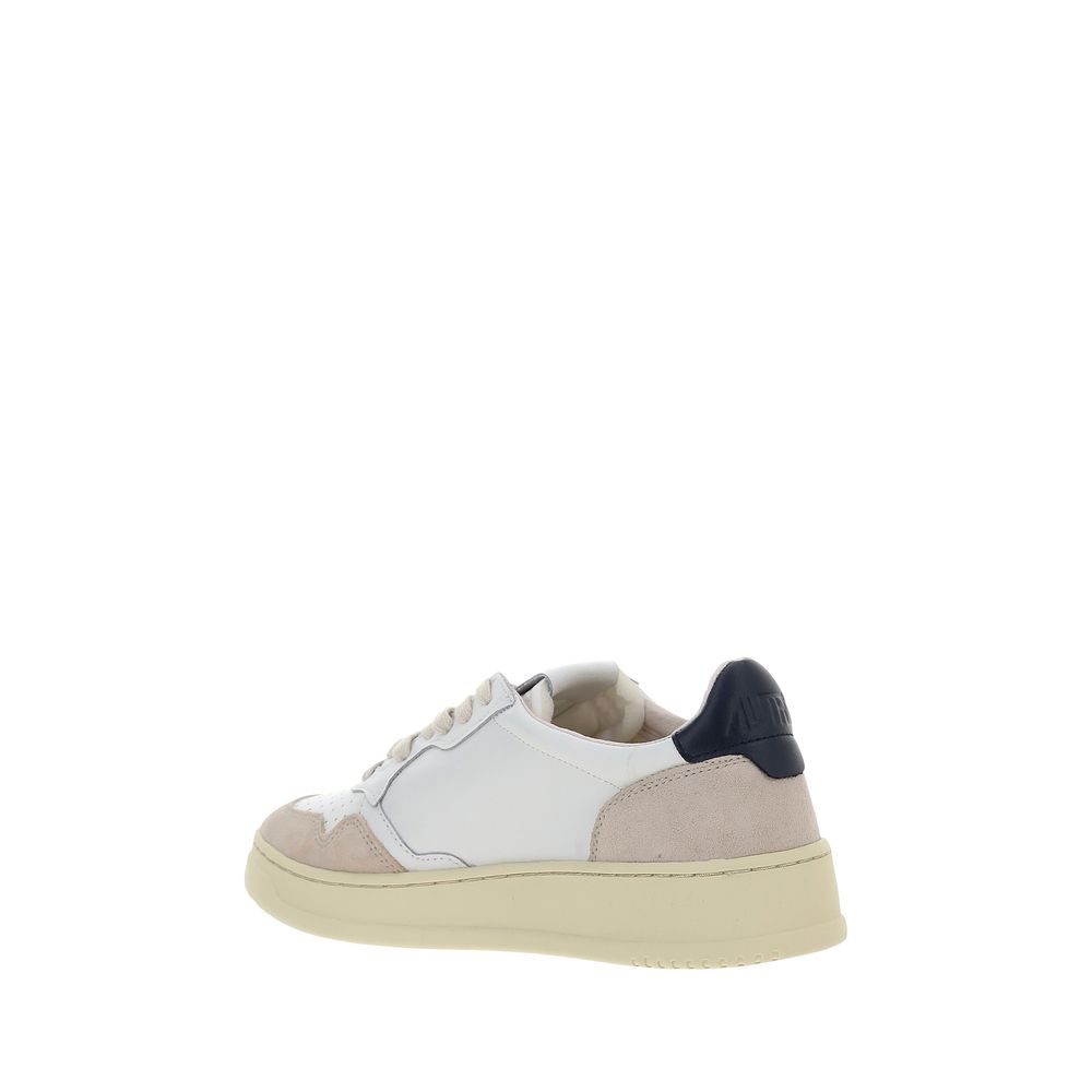 Autry White Leather Athletic Sneakers
