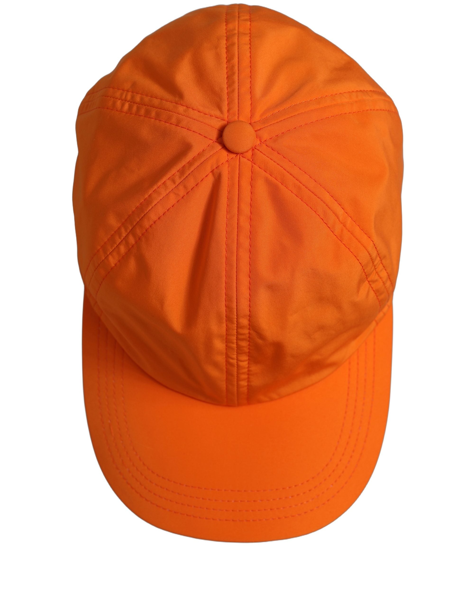 Dolce & Gabbana Men Orange Baseball Cap 6 Panels Hat