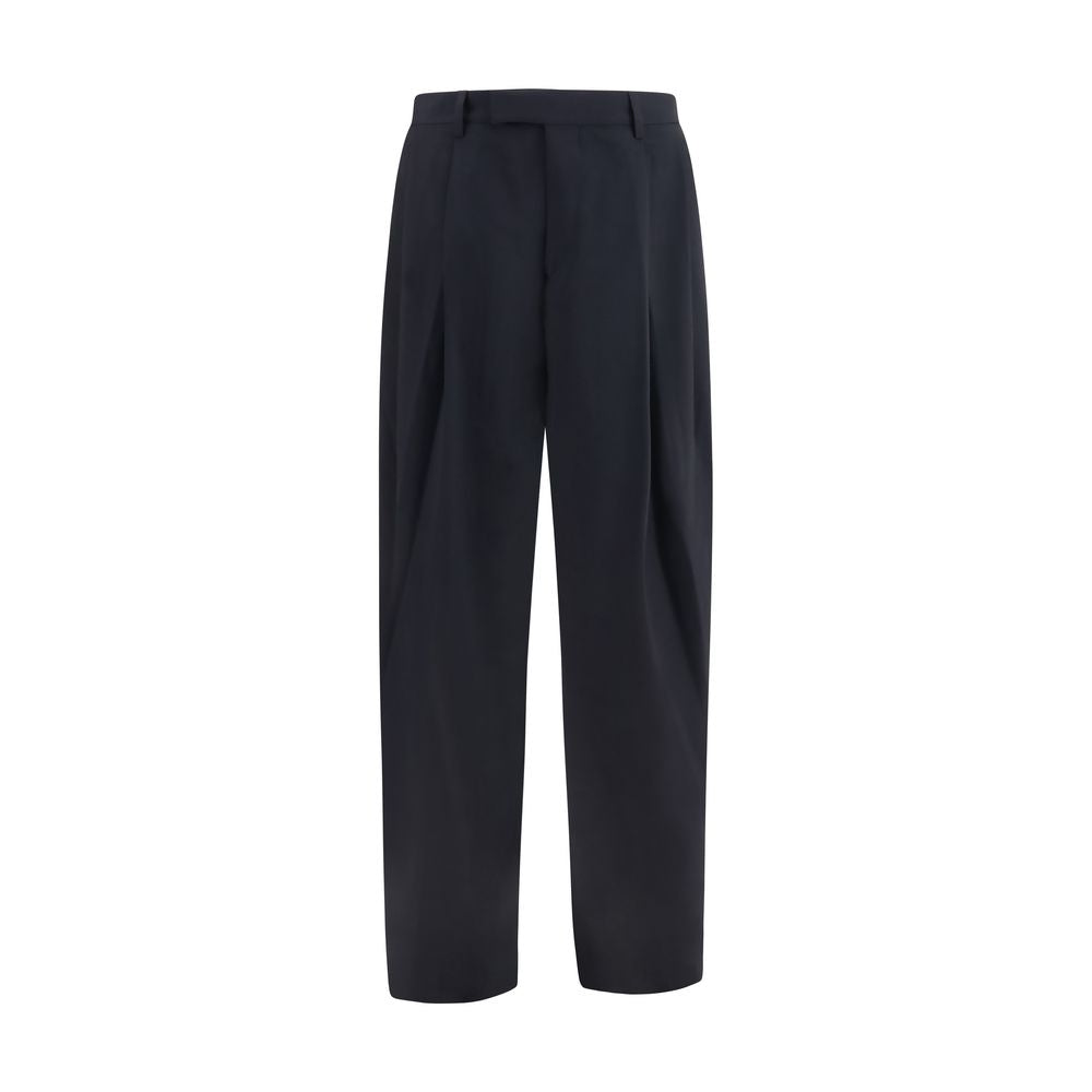 Giorgio Armani Blue Wool Dress Pants