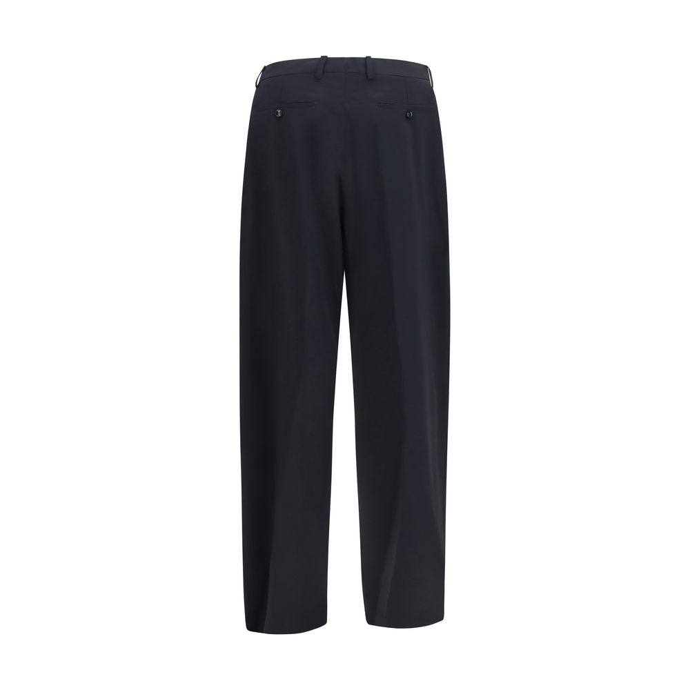 Giorgio Armani Blue Wool Dress Pants