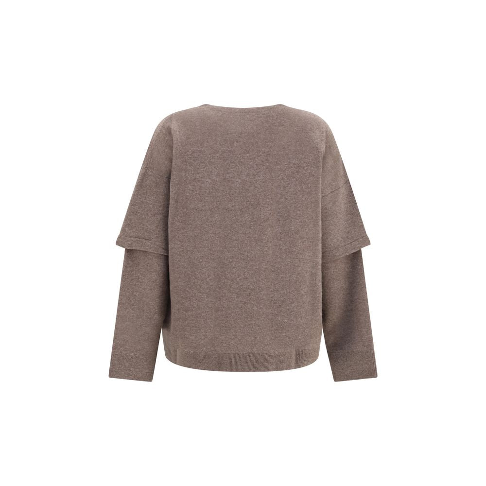 Darkpark Brown Wool Sweatshirt