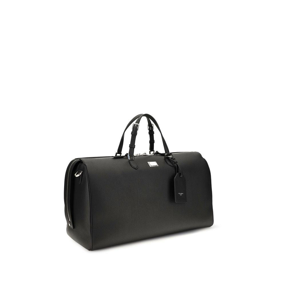 Dolce & Gabbana Black Leather Briefcase