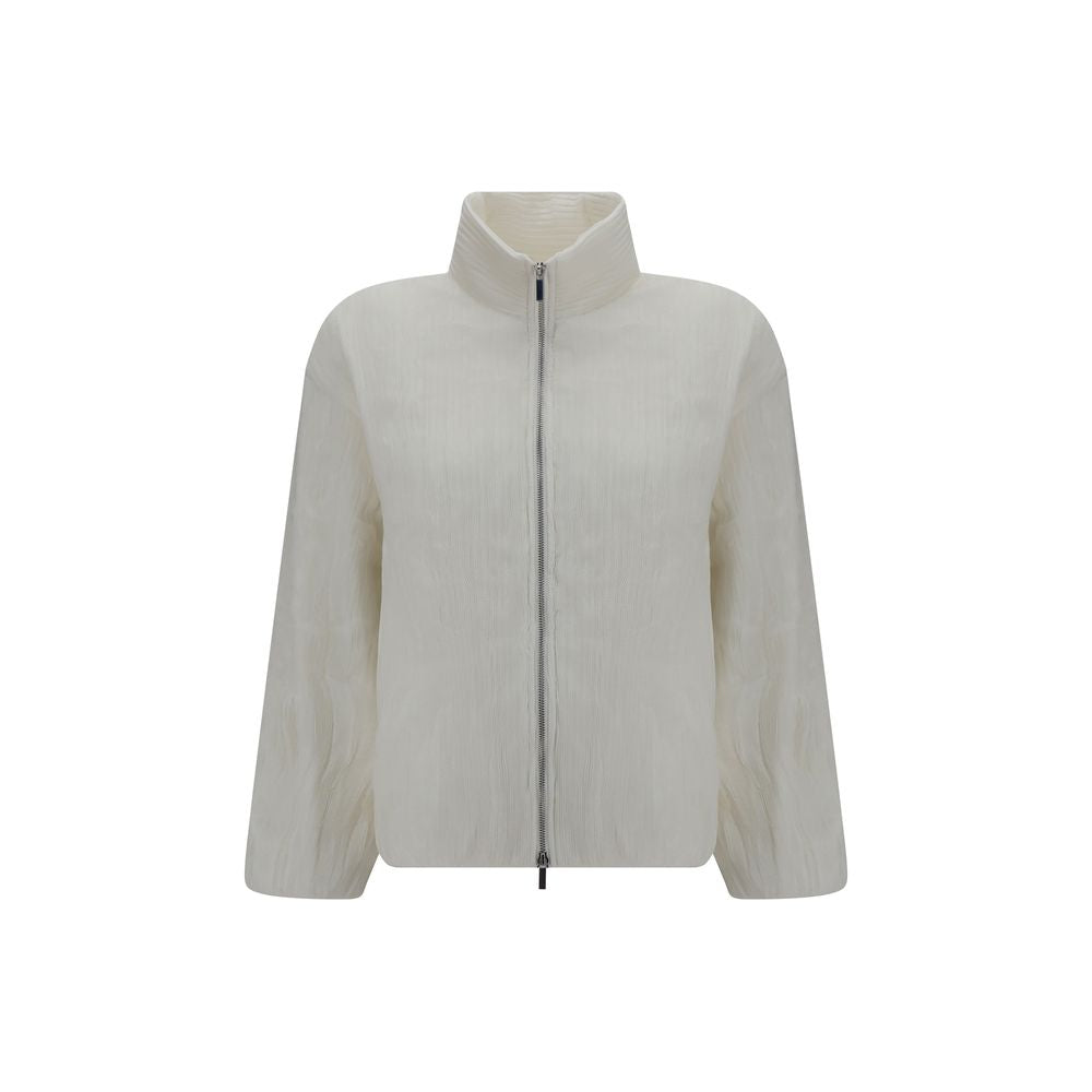 Gongdid Design White Full-Length Jacket