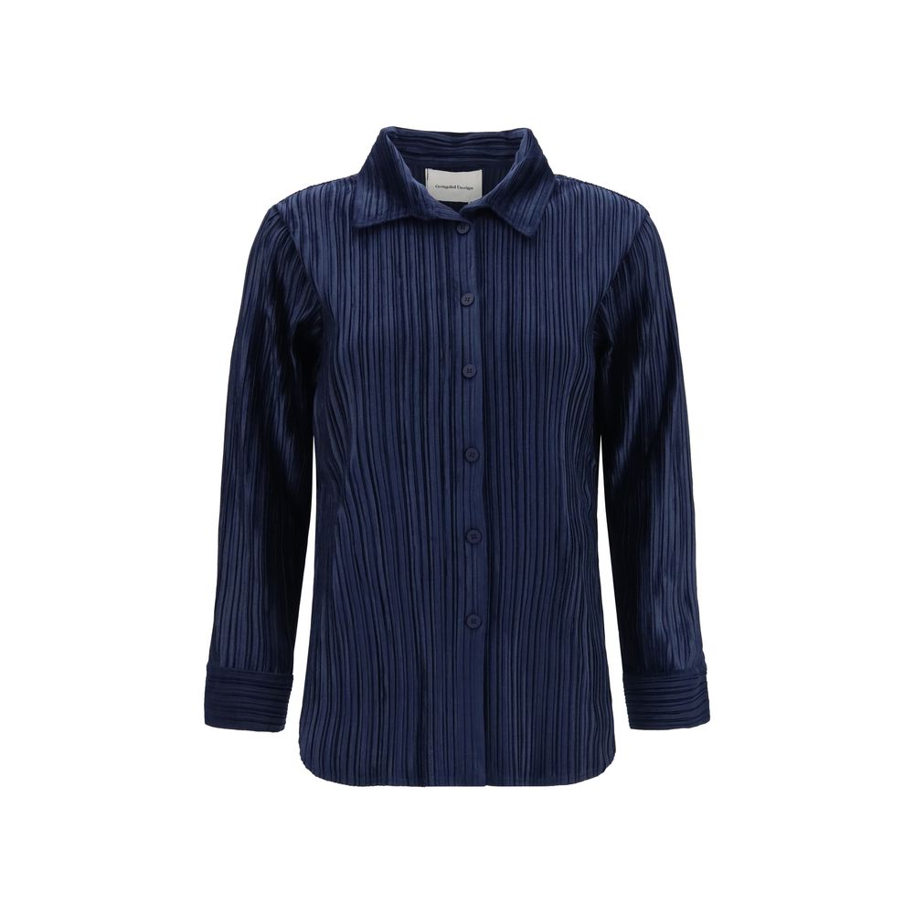 Gongdid Design Blue Shirt
