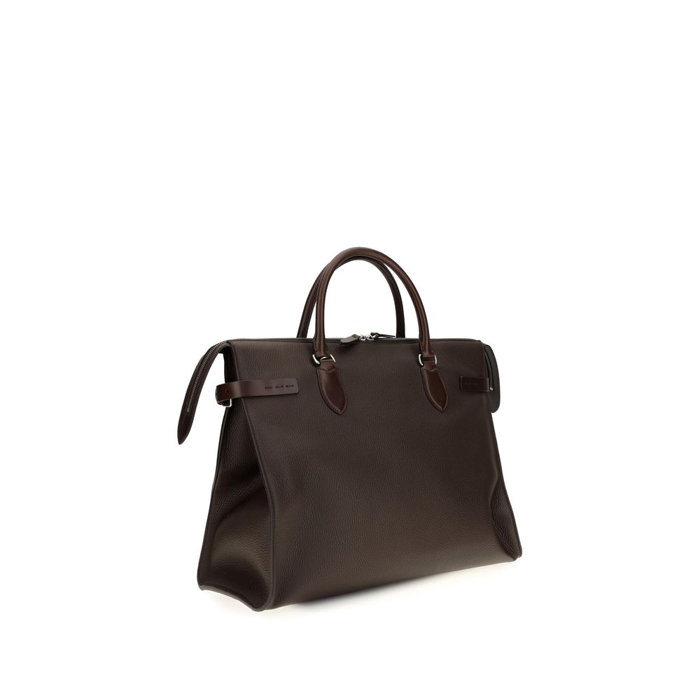Valentino Garavani Brown Leather Shoulder Bag