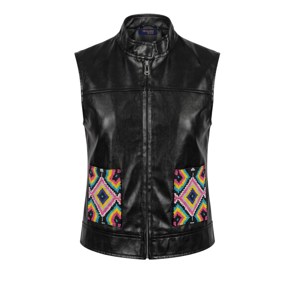 Trussardi Jeans Black Women Jacket
