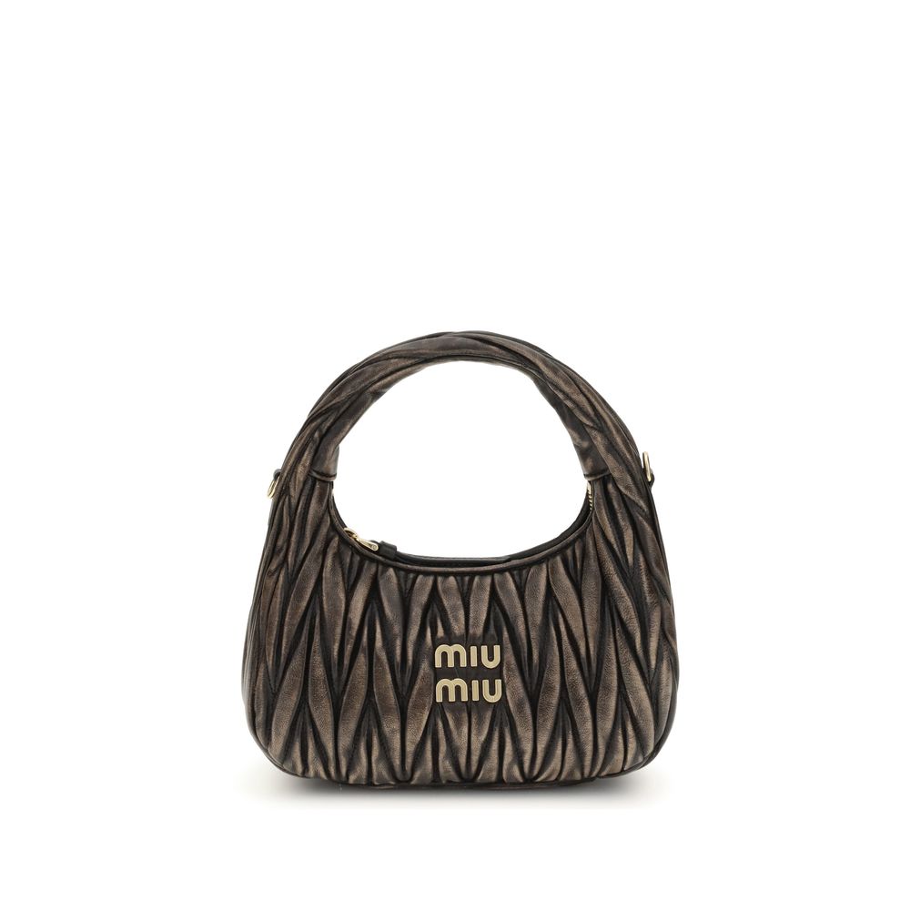 Miu Miu Brown Aries Aries Shoulder Bag