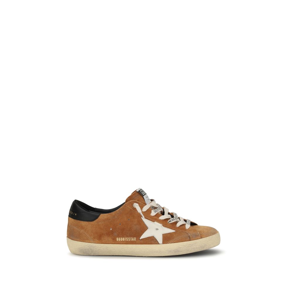 Golden Goose Brown Leather Low Top Sneakers