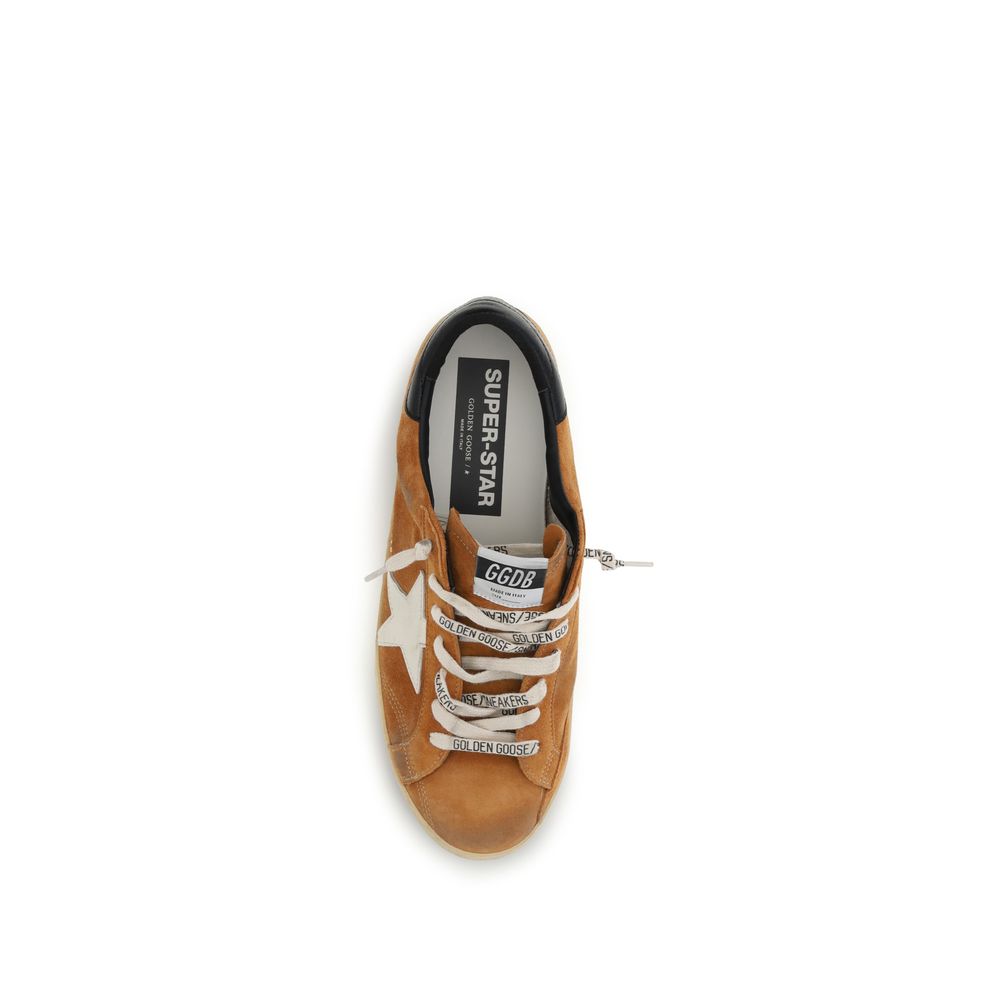 Golden Goose Brown Leather Low Top Sneakers