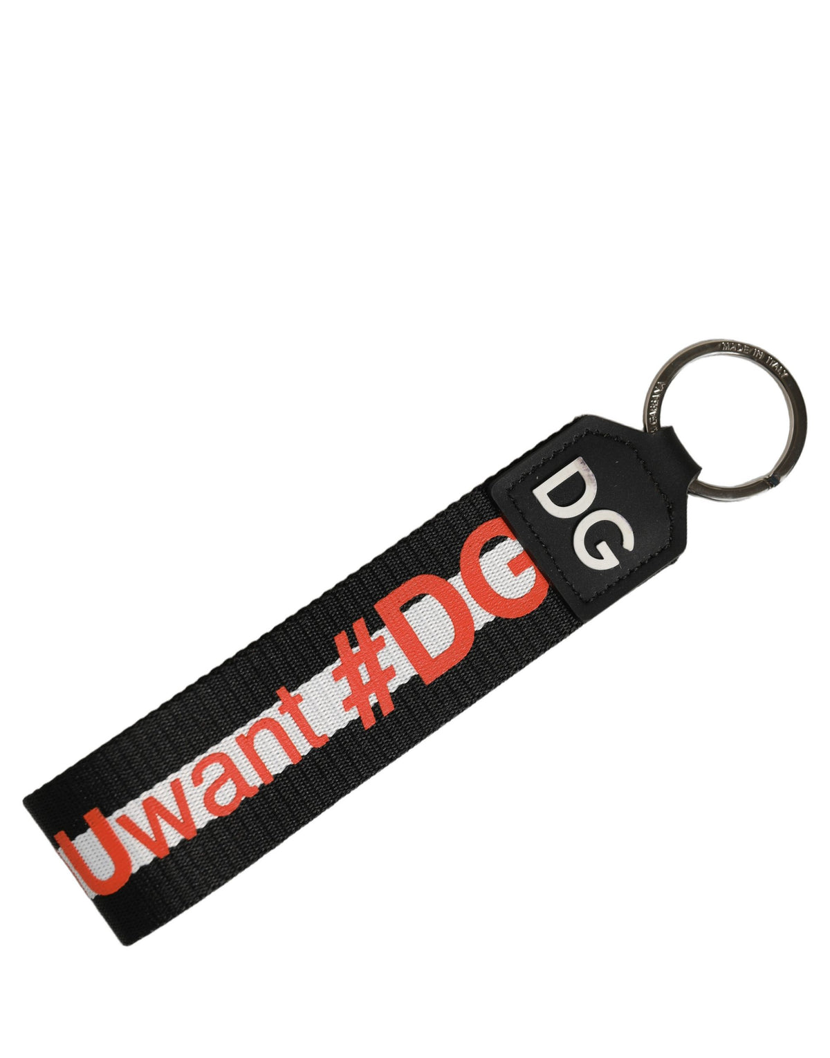 Dolce & Gabbana Multicolor Logo Brass Holder Keychain Keyring