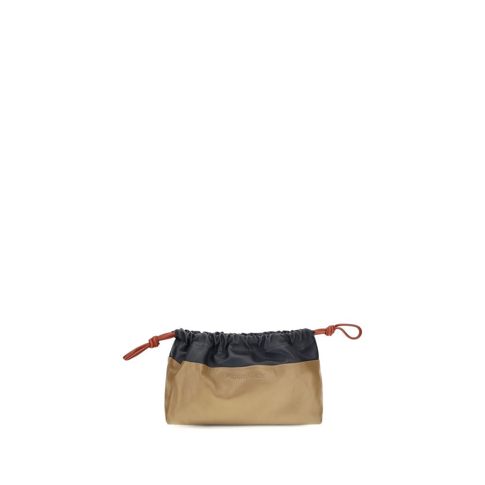 Pierre Hardy Beige Calf Leather Bos Taurus Shoulder Bag