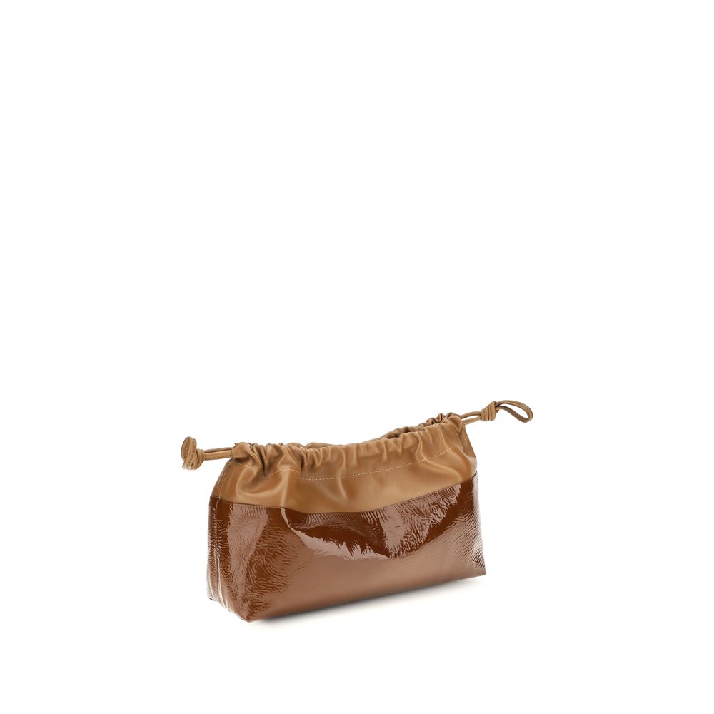 Pierre Hardy Brown Leather Shoulder Bag