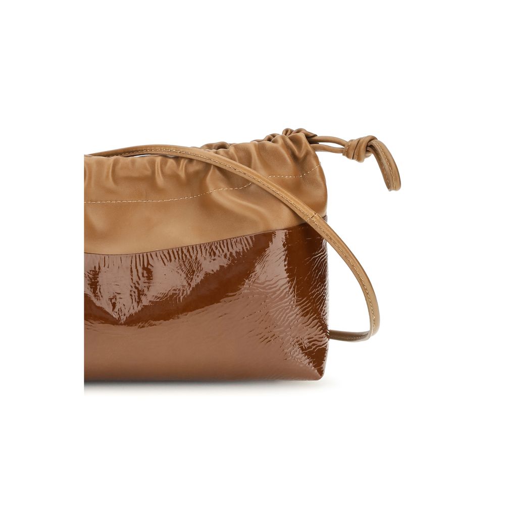 Pierre Hardy Brown Leather Shoulder Bag