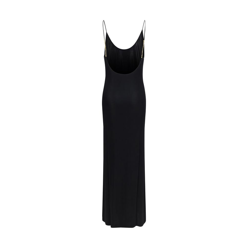 Saint Laurent Black Viscose Casual Dress