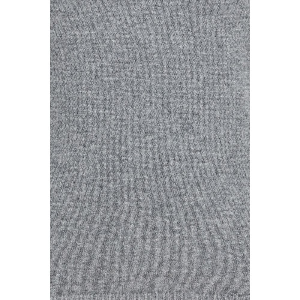 Allude Gray Cashmere Turtleneck