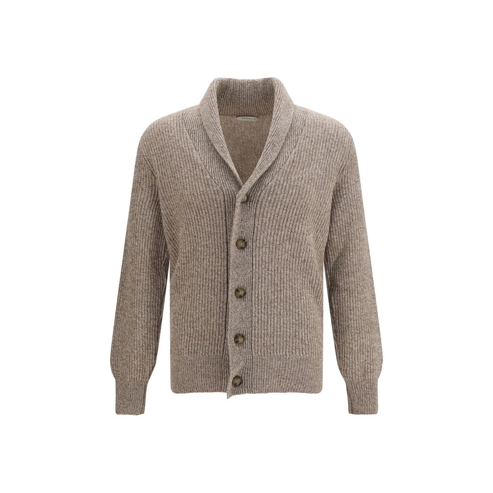 Brooksfield Beige Wool Cardigan