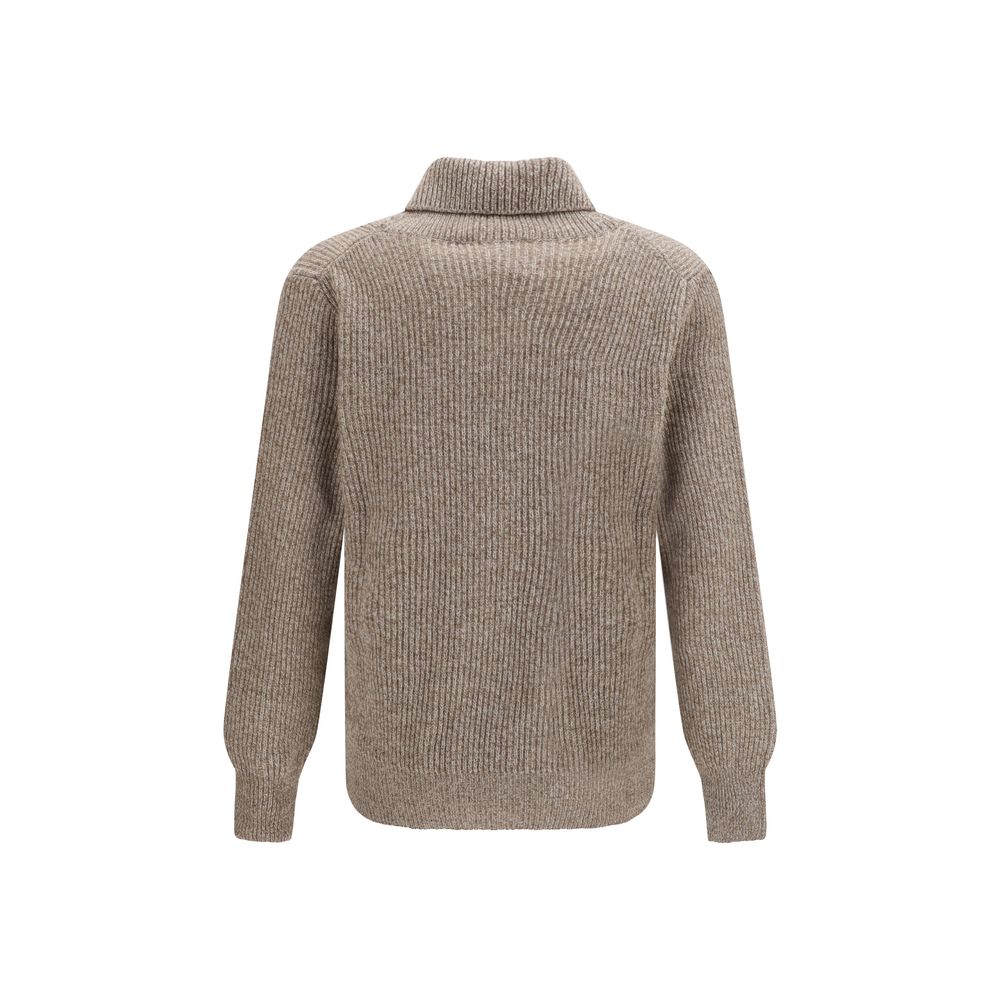 Brooksfield Beige Wool Cardigan