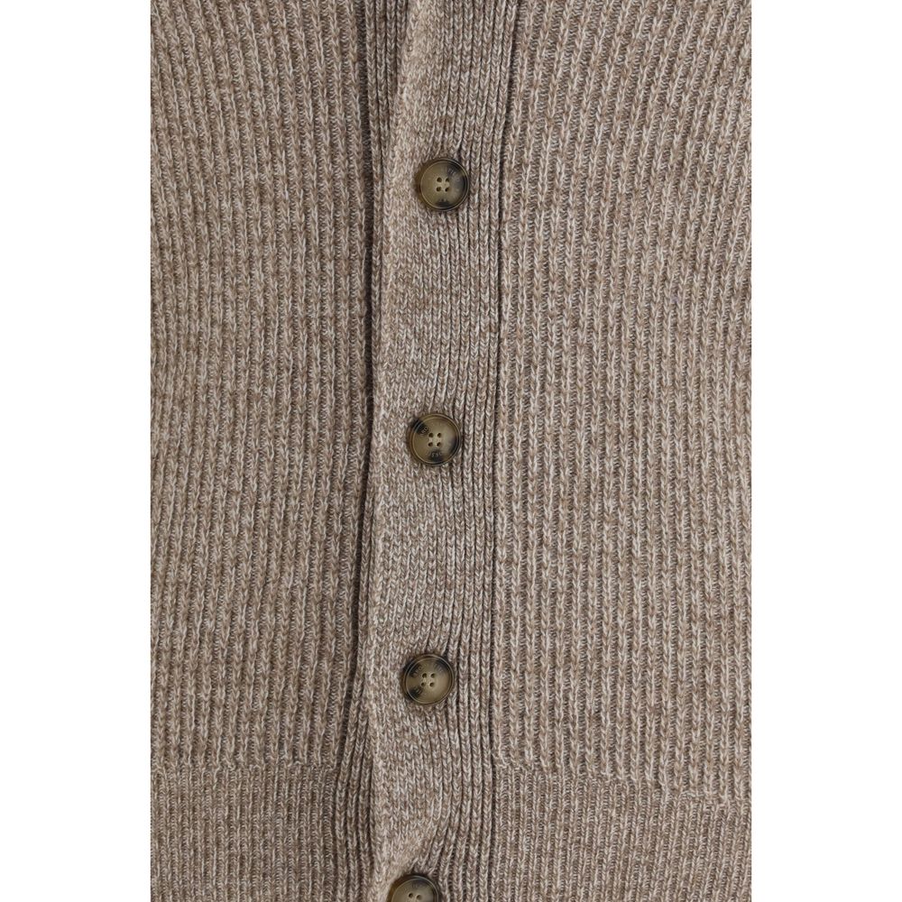 Brooksfield Beige Wool Cardigan