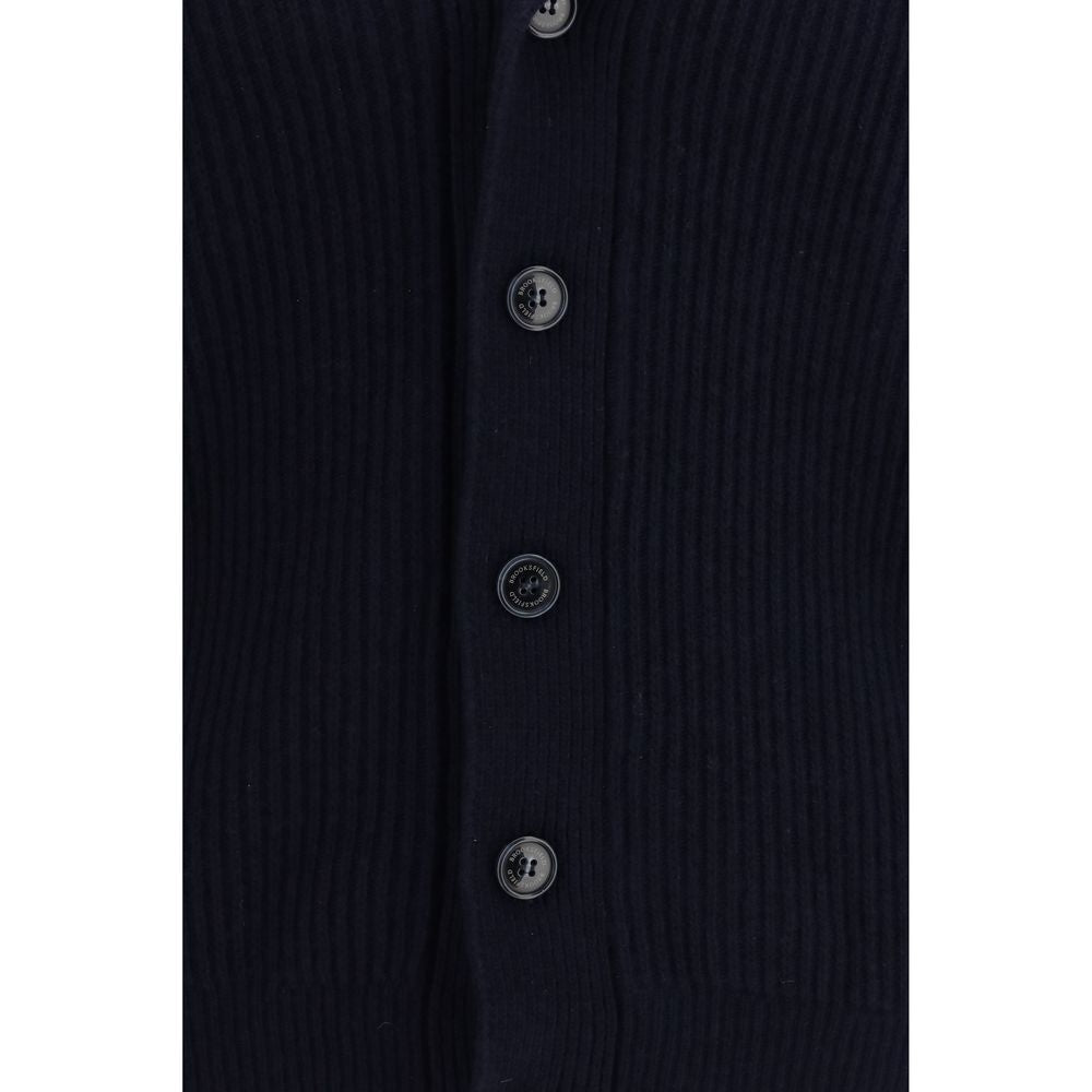 Brooksfield Blue Wool Sweatshirt