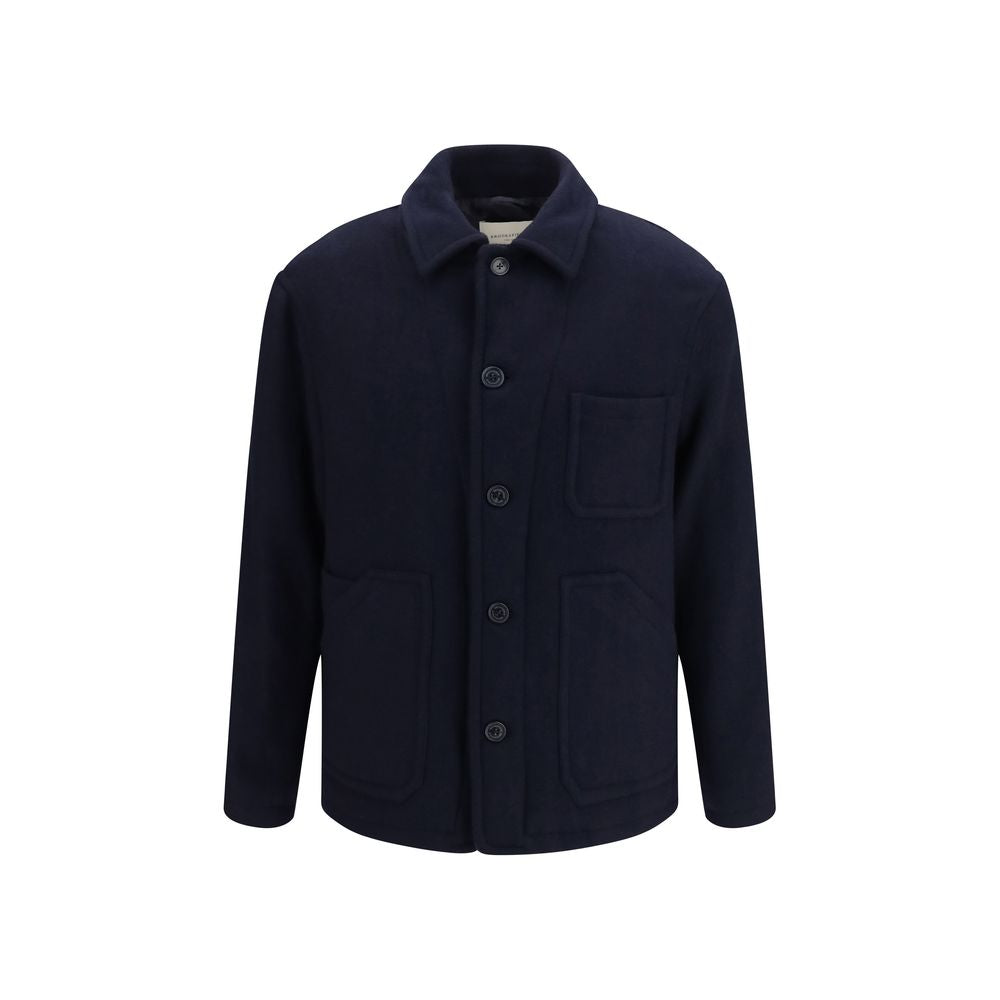 Brooksfield Blue Wool Jacket