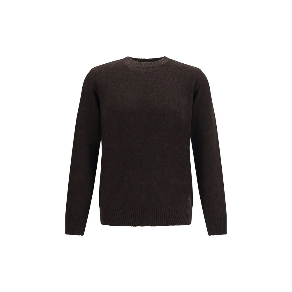 Brooksfield Brown Wool Sweatshirt