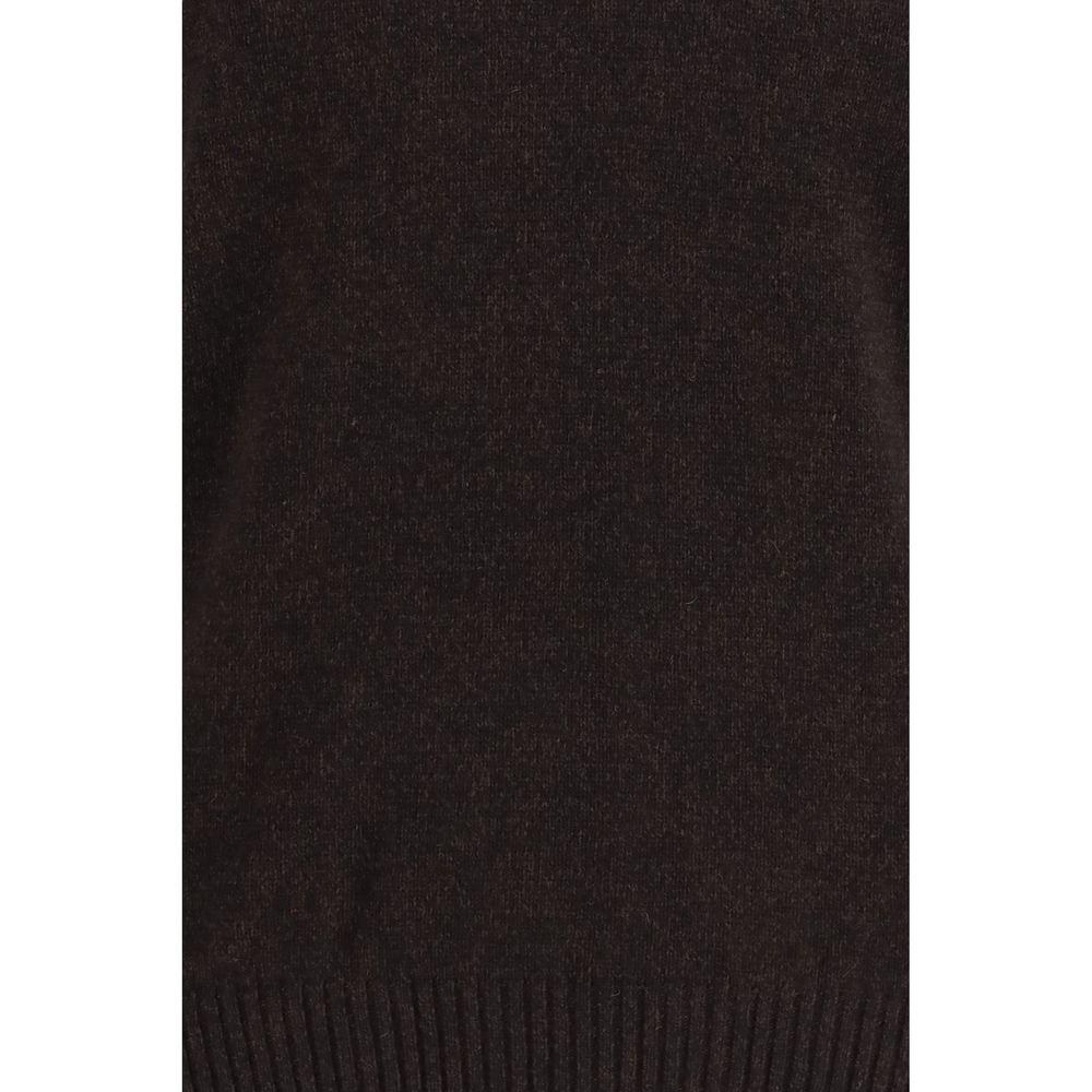 Brooksfield Brown Wool Sweatshirt