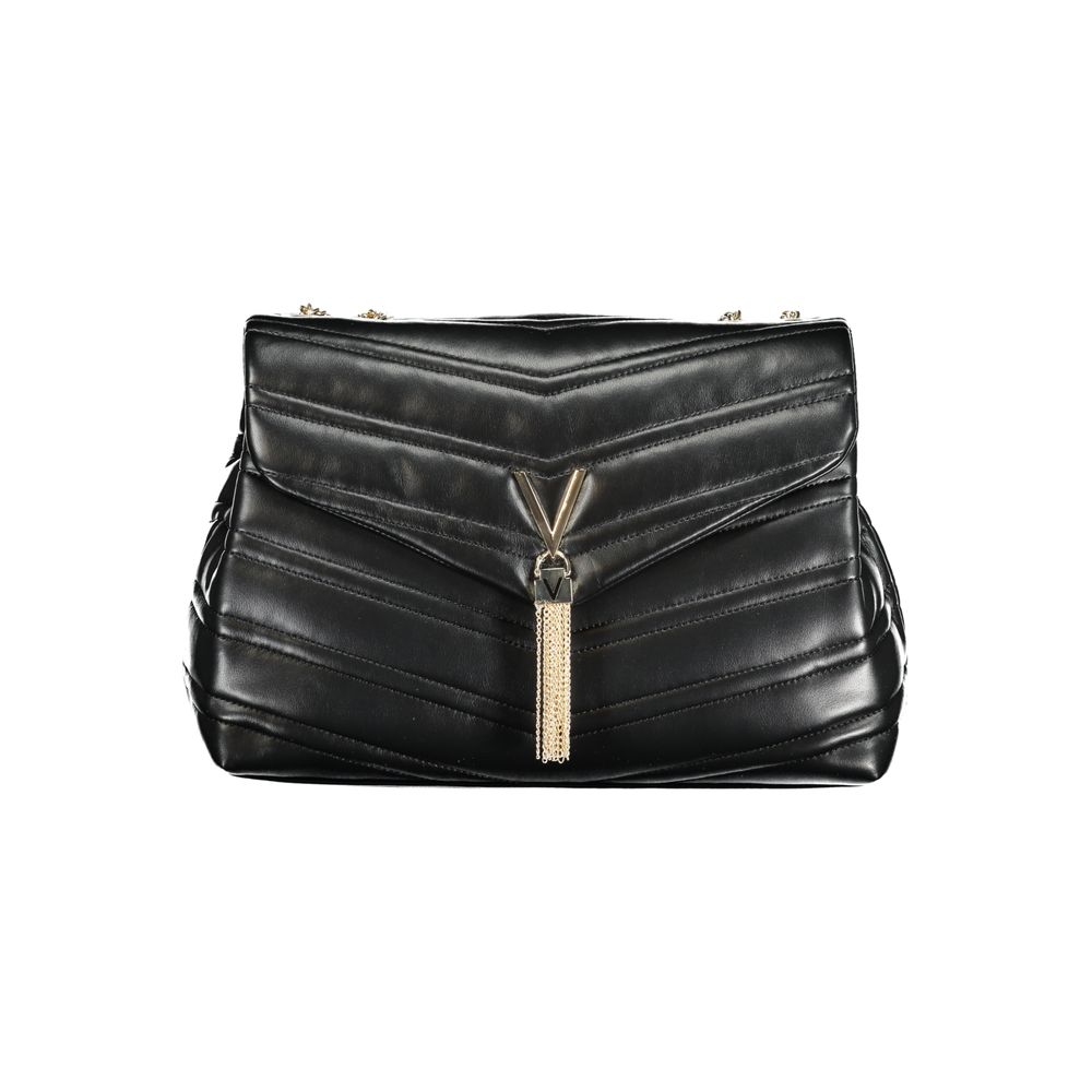 Mario Valentino Nero Women's Bag with Chain Shoulder Strap