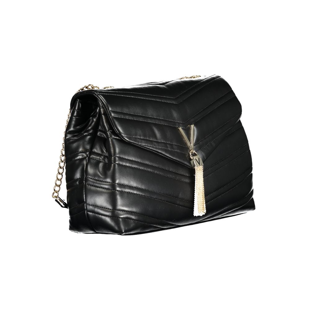 Mario Valentino Nero Women's Bag with Chain Shoulder Strap