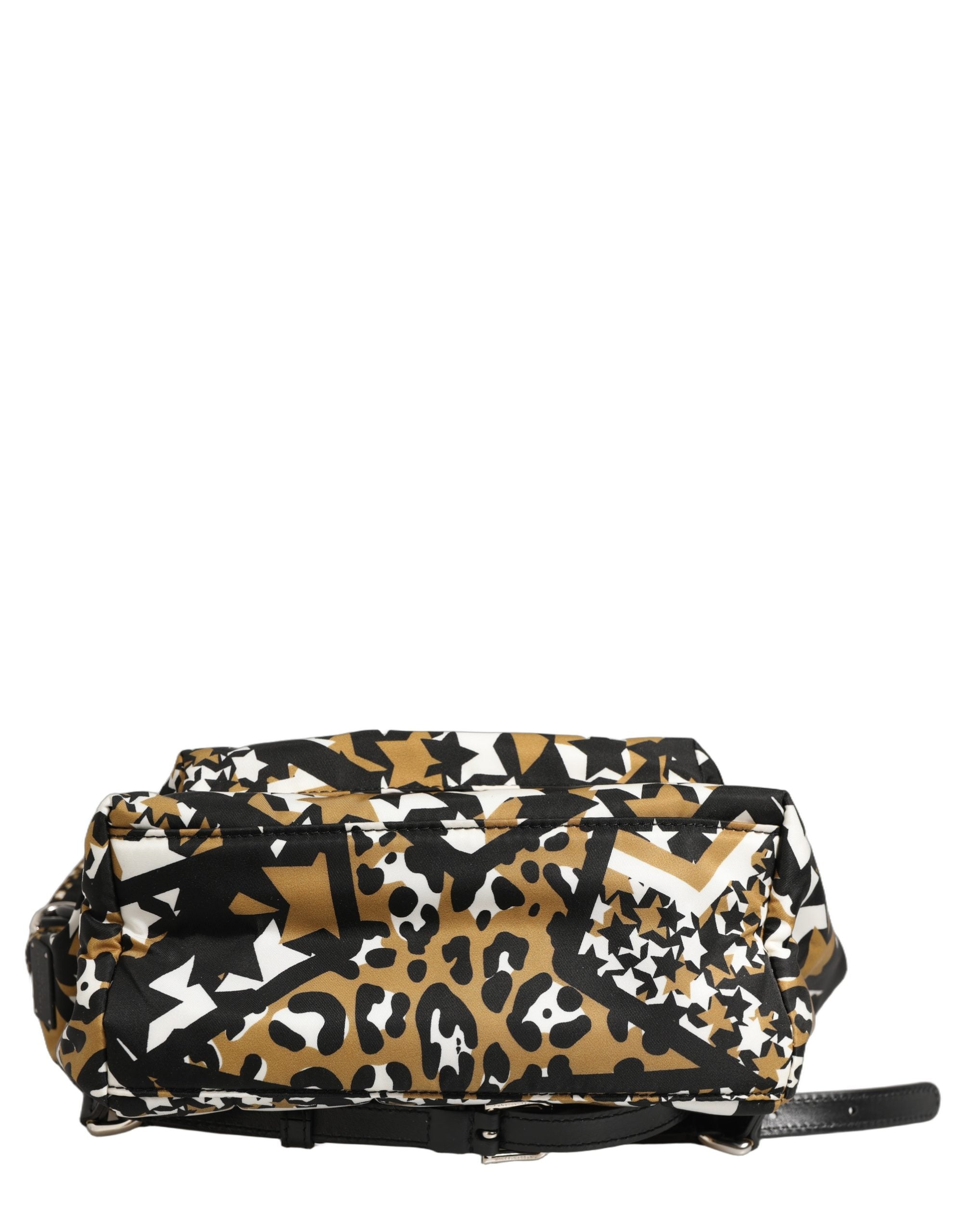 Dolce & Gabbana Multicolor Star Nylon School Travel Backpack Borse Bag